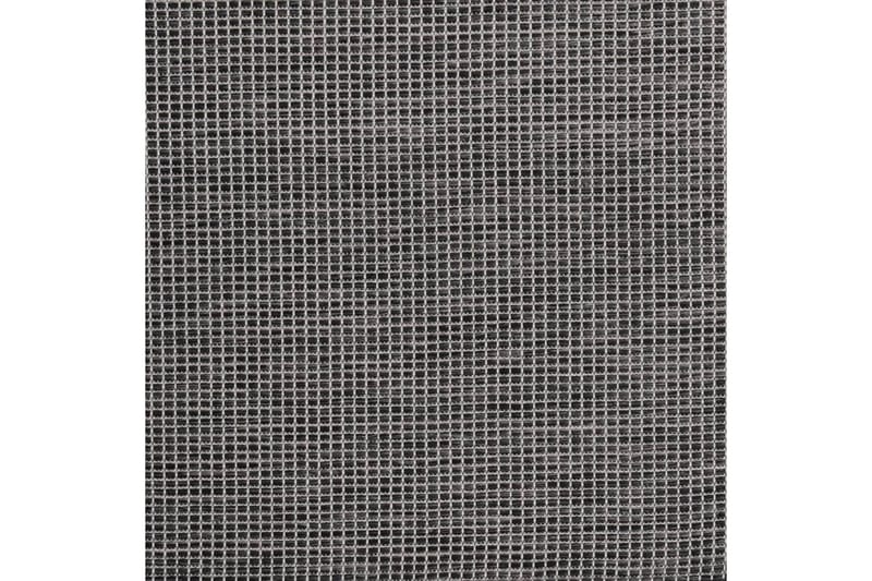 Utomhusmatta plattvävd 80x250 cm grå - Grå - Utomhusmattor