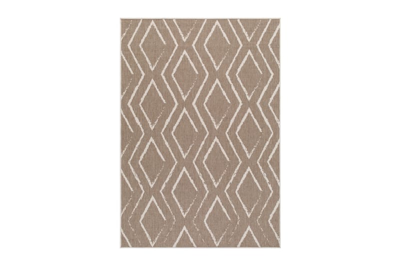 Havanna Romb Utomhusmatta 200x290 cm - Linnebeige - Utomhusmattor