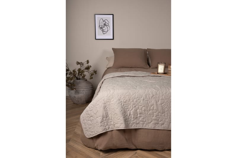 Niki Överkast 180x260 cm - Beige - Textil & mattor - Sängkläder - Överkast - Överkast dubbelsäng