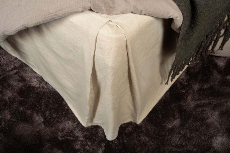 Aswan Sängkappa 180x200 cm - Beige - Sängkappa kontinentalsäng - Sängkappa dubbelsäng