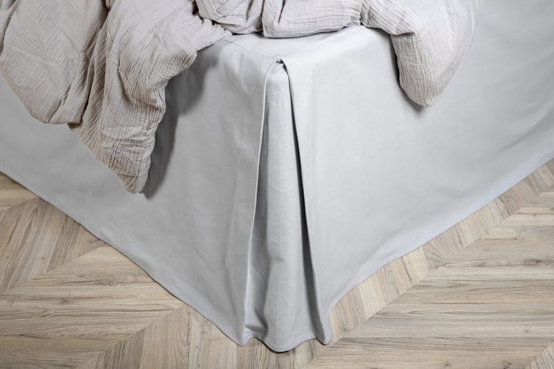 Denzil Sängkappa 180x200 cm - Ljusgrå - Sängkappa kontinentalsäng - Sängkappa enkelsäng