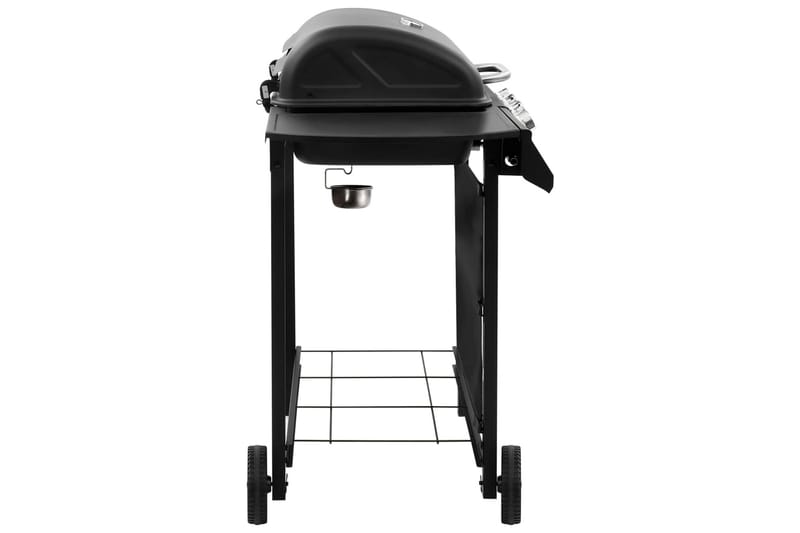 Gasolgrill med 4 brännare svart - Svart - Gasolgrill