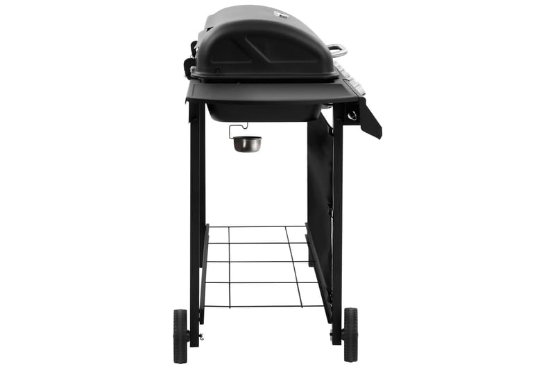 Gasolgrill med 6 brännare svart - Svart - Gasolgrill