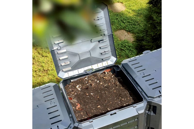 Kompostlåda svart 800 L - Svart - Varmkompost & kompostbehållare