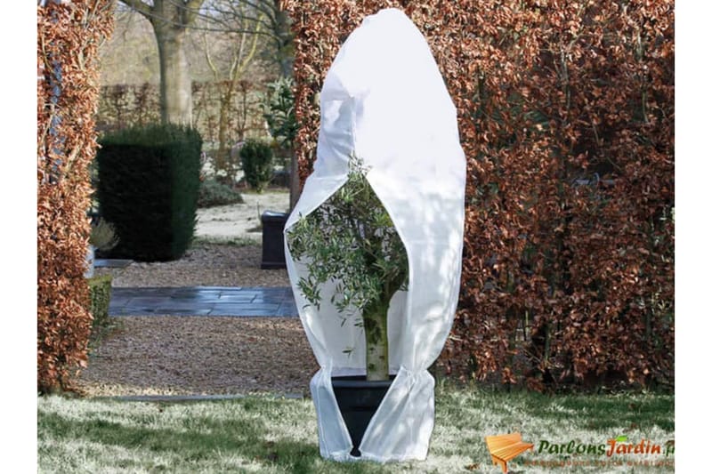 Nature Täckduk fleece med blixtlås 70 g/m² 1,5x1,5x2 cm - Bärnät - Plastnät & trädgårdsnät