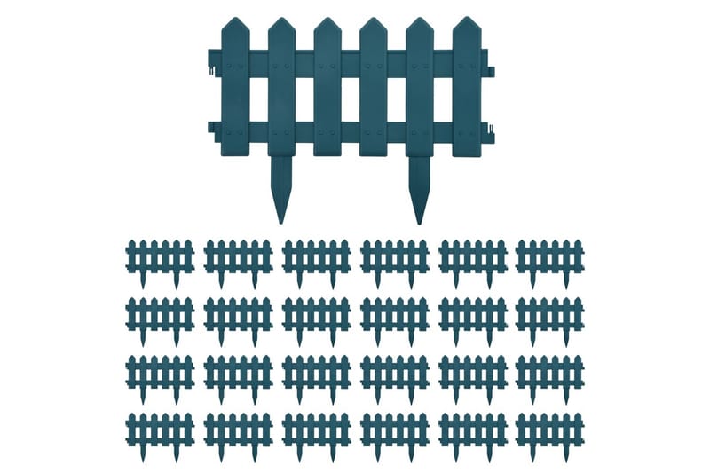 Rabattkant 25 st grön 10 m PP - Grön - Trädgård & spabad - Trädgårdsskötsel - Odling - Växtstöd - Rabattkant