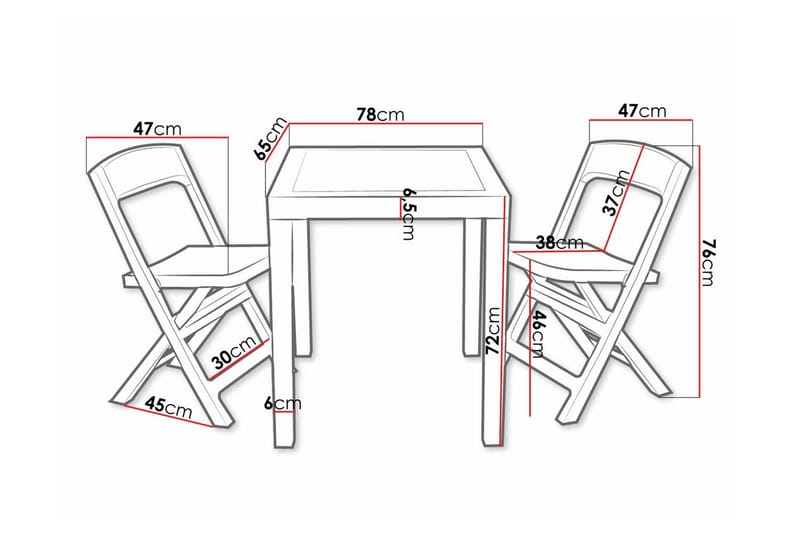 Corpach Soffgrupp - Antracit - Altanmöbler - Soffgrupp utomhus - Loungegrupp & Loungeset