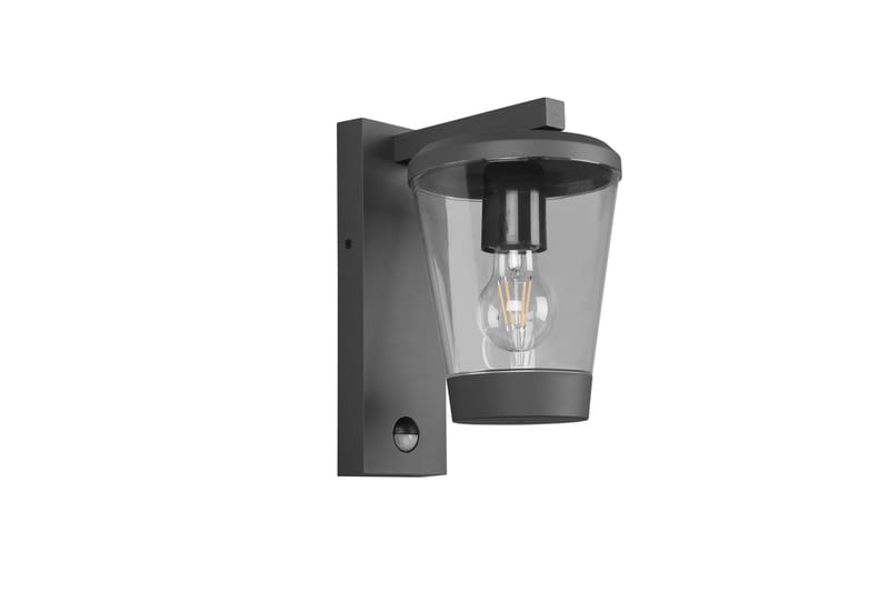 Trio Lighting Cavado vägglampa E27 antracit rörelsessensor - Utomhusbelysning - Fasadbelysning & vägglykta - Entrébelysning