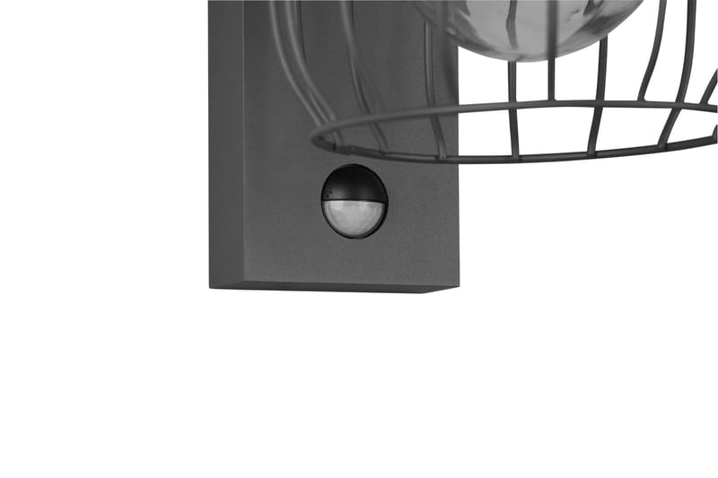 Trio Lighting Tuela vägglampa E27 antracit rörelsessensor - Utomhusbelysning - Fasadbelysning & vägglykta - Entrébelysning
