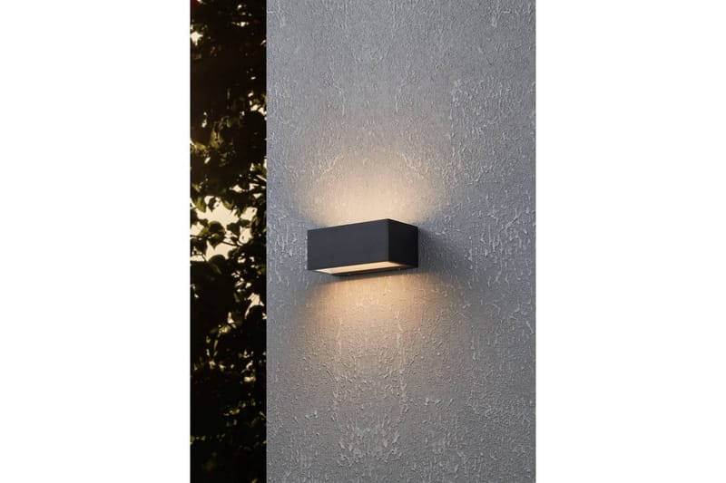 Vägglampa Utebelysning Eglo Spongano 90 mm - Antracit - Trädgård & spabad - Utemiljö - Entré - Entrébelysning