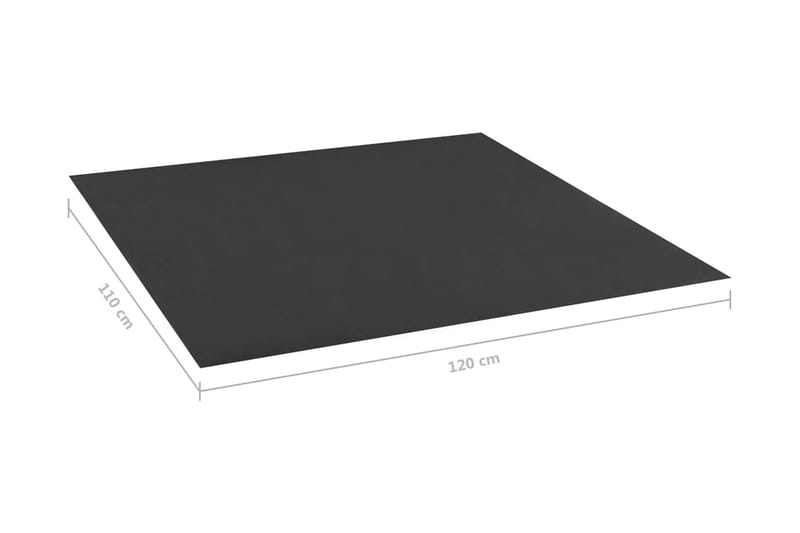 Markduk för sandlåda svart 120x110 cm - Svart - Fiberduk & geotextil