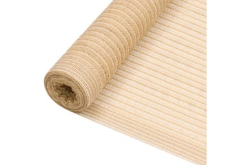 Insynsskyddsnät beige 1x25 m HDPE 150 g/m²