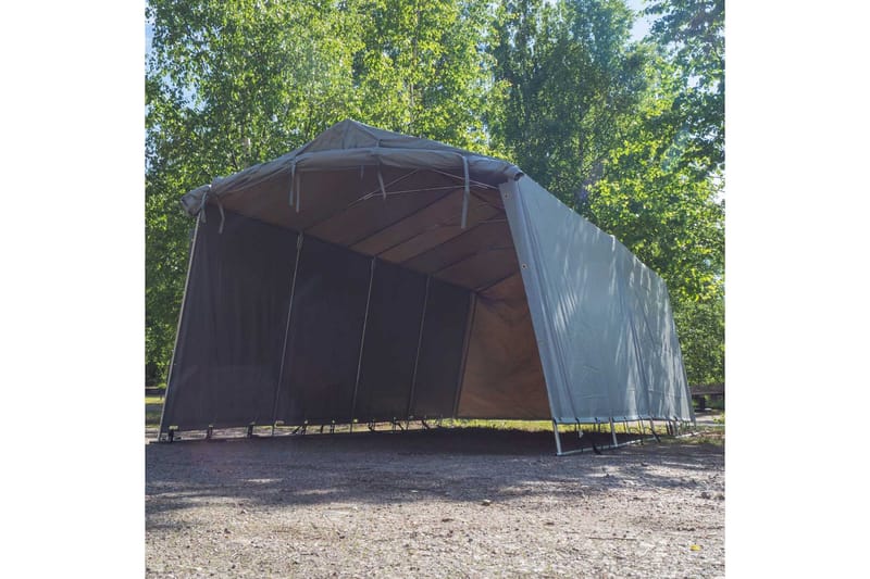 Fornorth Garagetält 3,4x7 m - Grå - Trädgård & spabad - Utemiljö - Förvaring utomhus - Trädgårdstält & förvaringstält