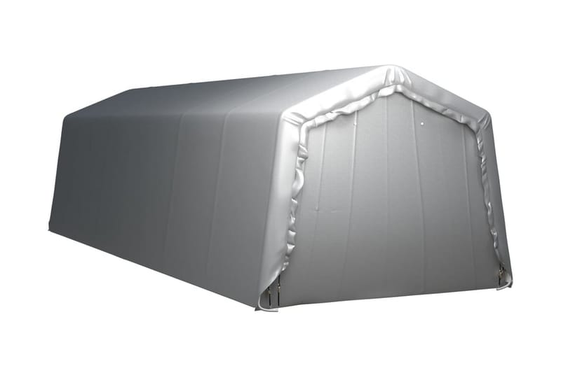 Förvaringstält 300x900 cm stål grå - Grå - Trädgårdstält & förvaringstält - Förrådstält