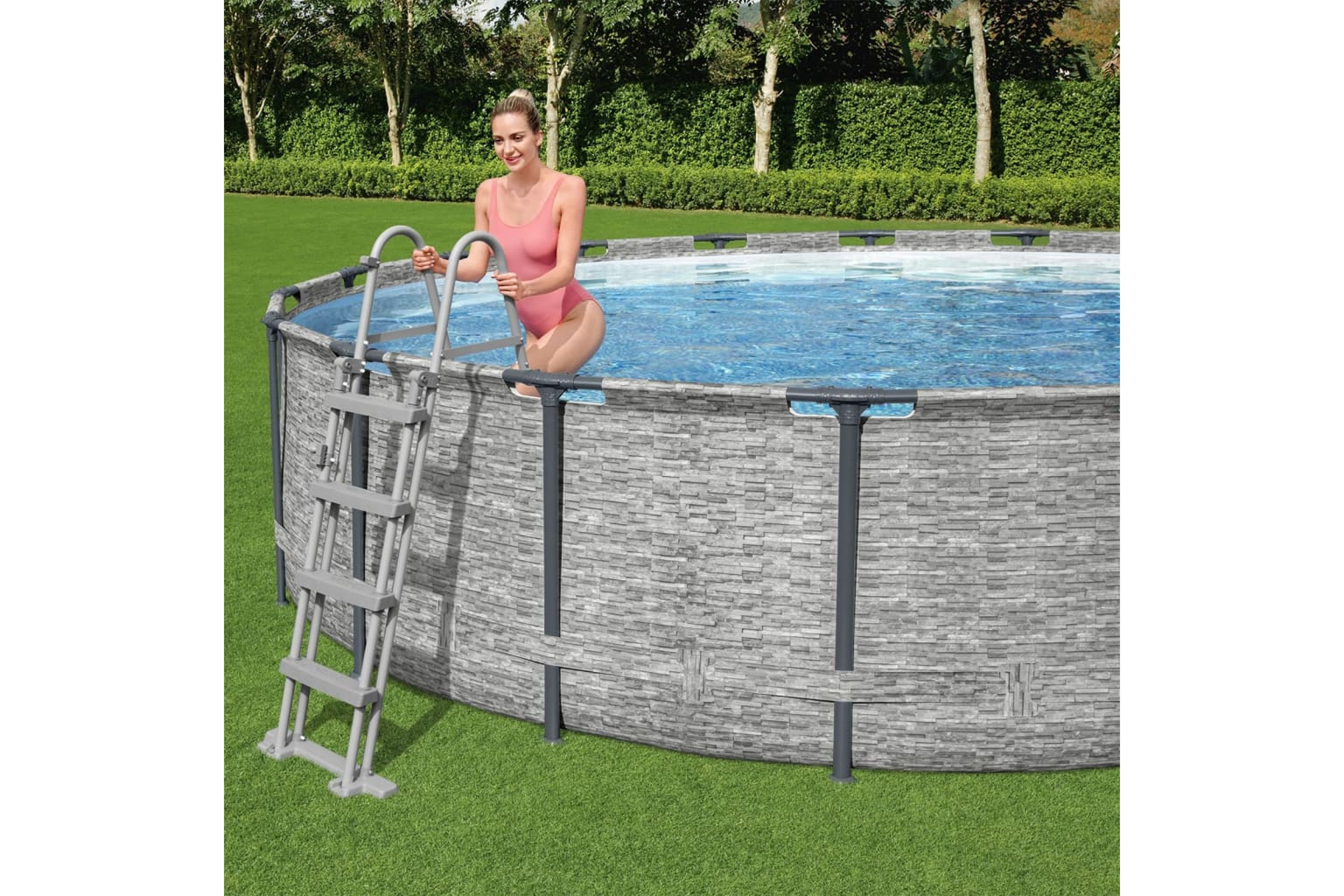 Bestway Pool Power Steel 427x122 cm - ovan mark Plast