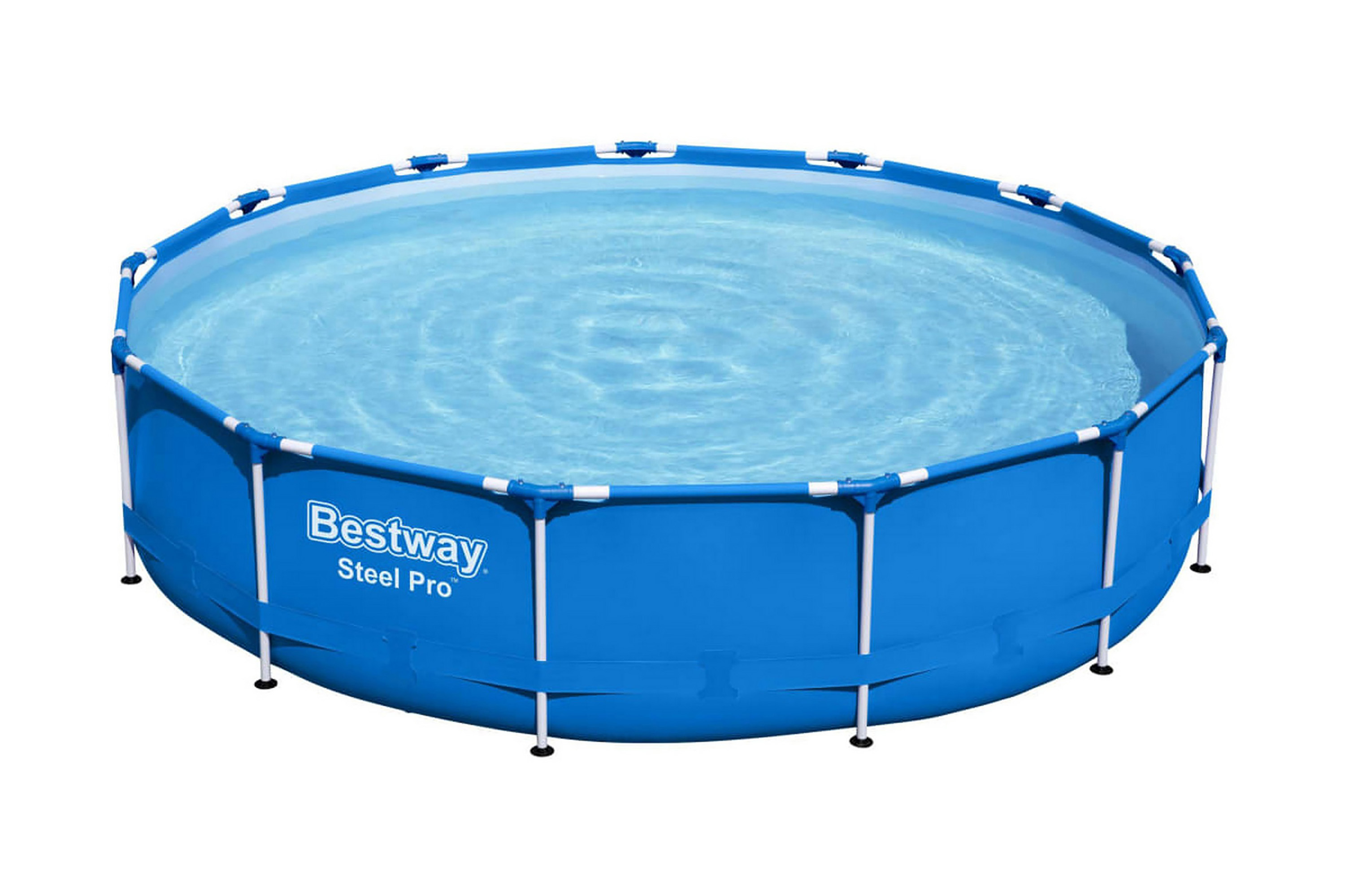 Bestway Pool med ram Steel Pro 396x84 cm - ovan mark Plast