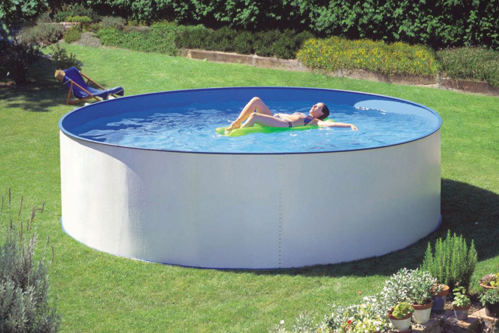 Planet Pool Almeria Premium Ovanmarkspool - Ø350 cm ovan mark