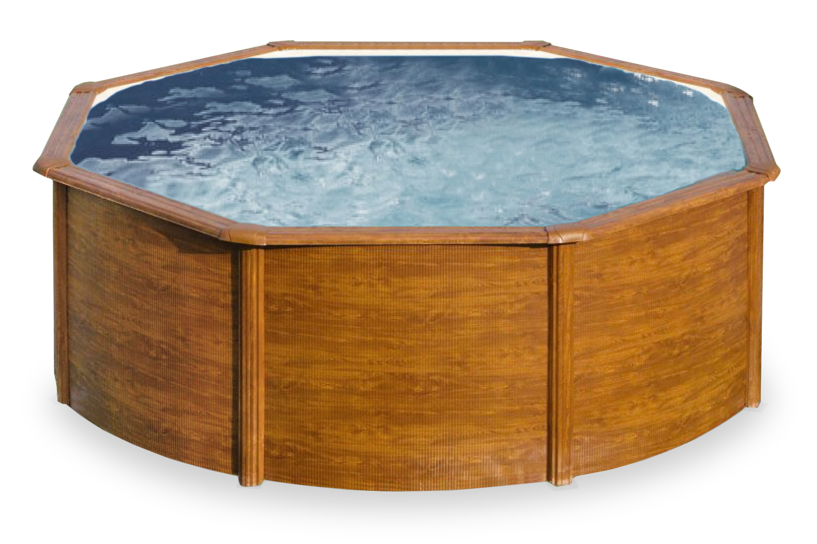 Planet Pool Lakewood Premium 350 - Ovanmarkspool ovan mark Brun Kompositmaterial