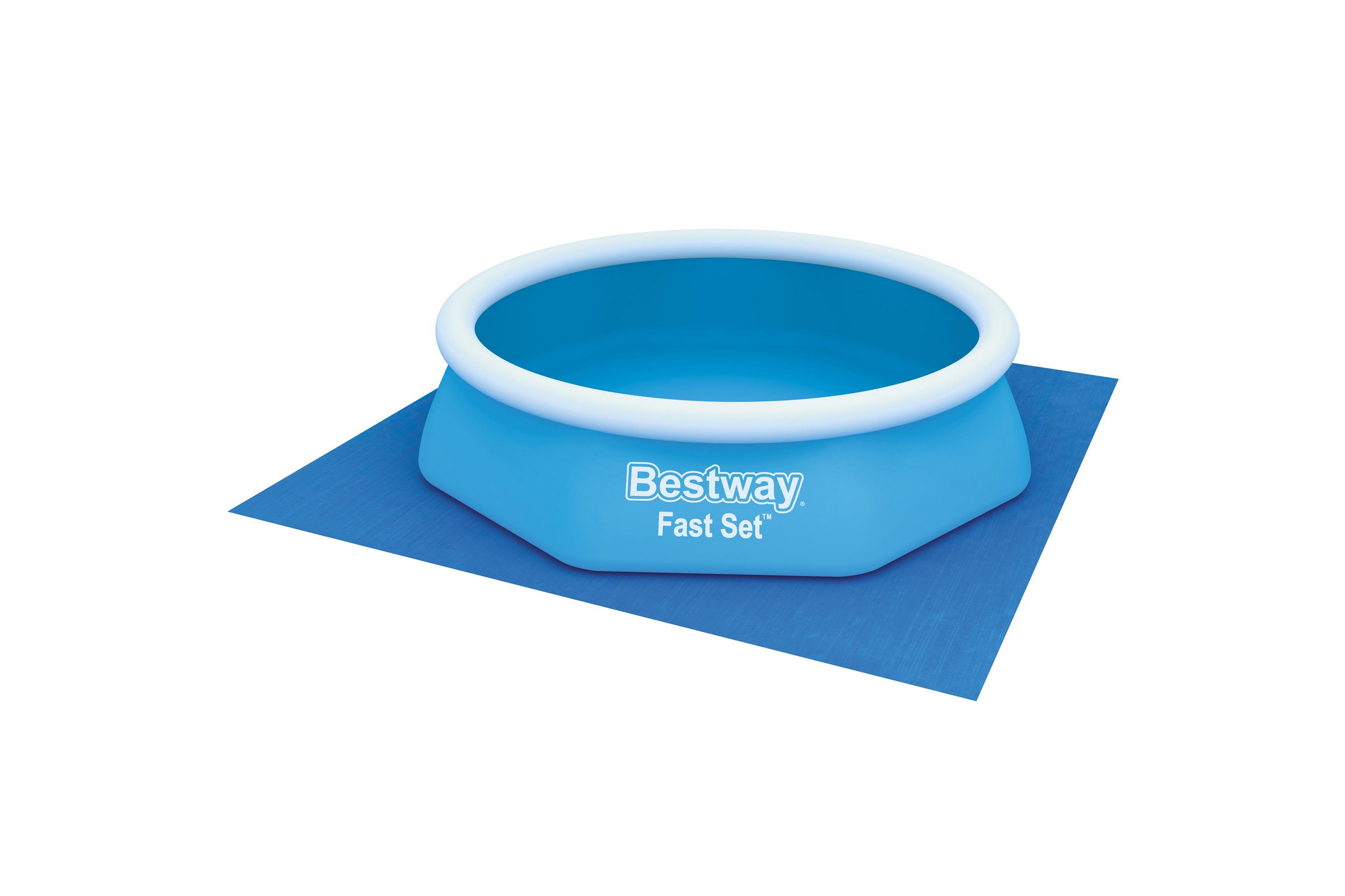 Bestway Flowclear markduk för 2,44m pool Blå - Poolduk & pool-liner