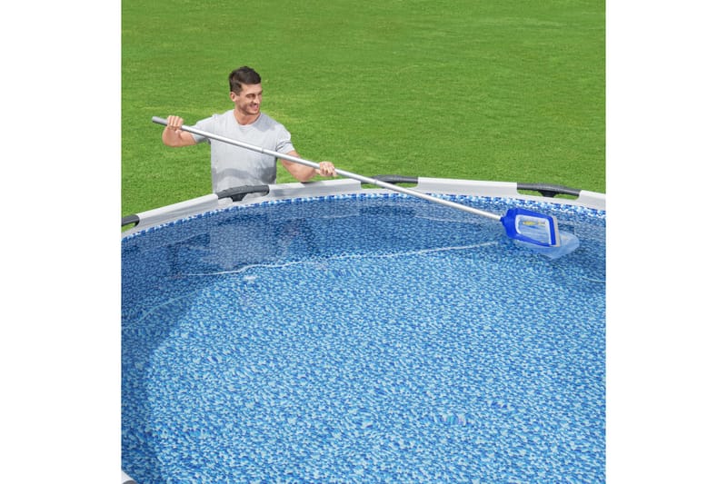 Flowclear AquaRake Pool - Rund Leaf 3 Blå Poolhåv cm Skimmer