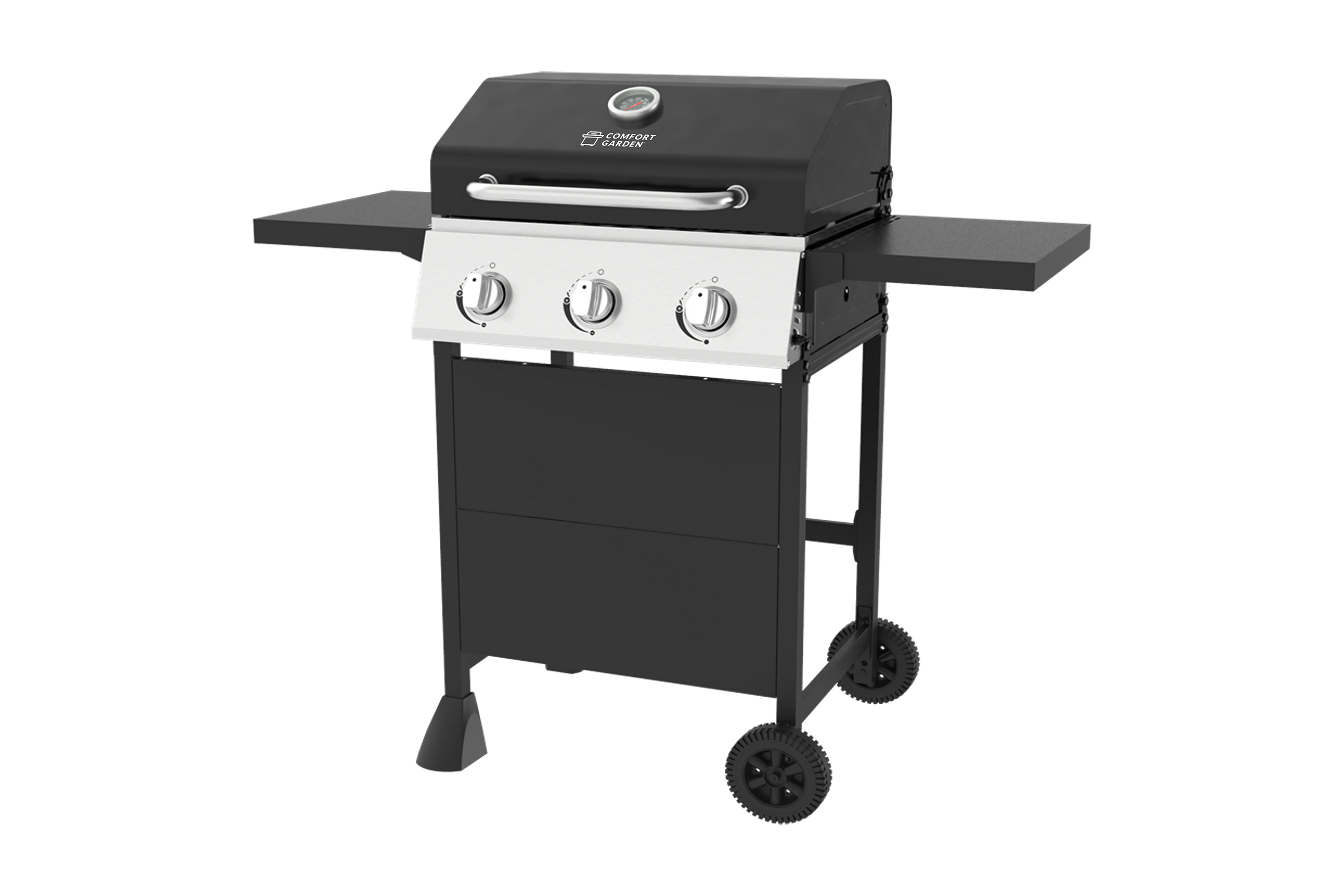 REA/Black Friday Comfort Garden Gasolgrill Svart 3B - Metall