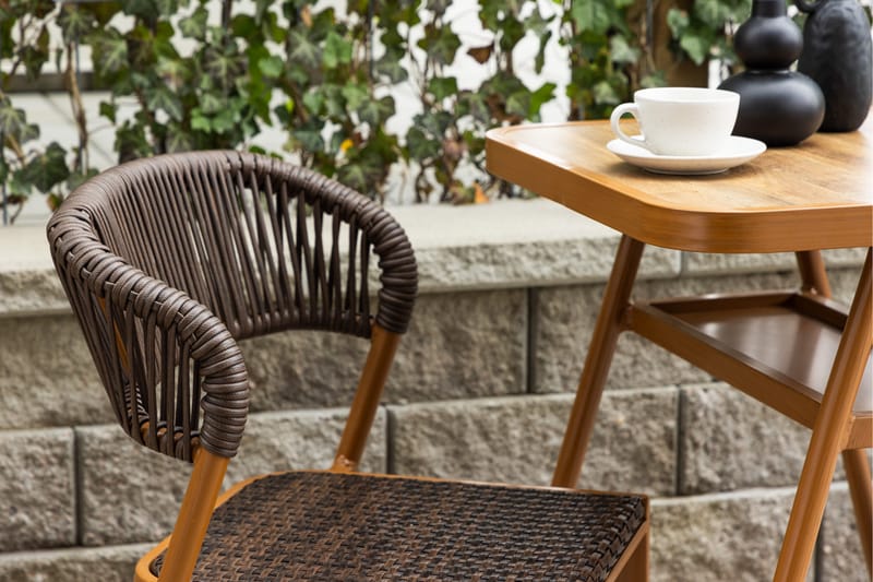 Amadora Balkonggrupp 2-sits Brun - Venture Home - Balkonggrupp & balkongset - Cafeset