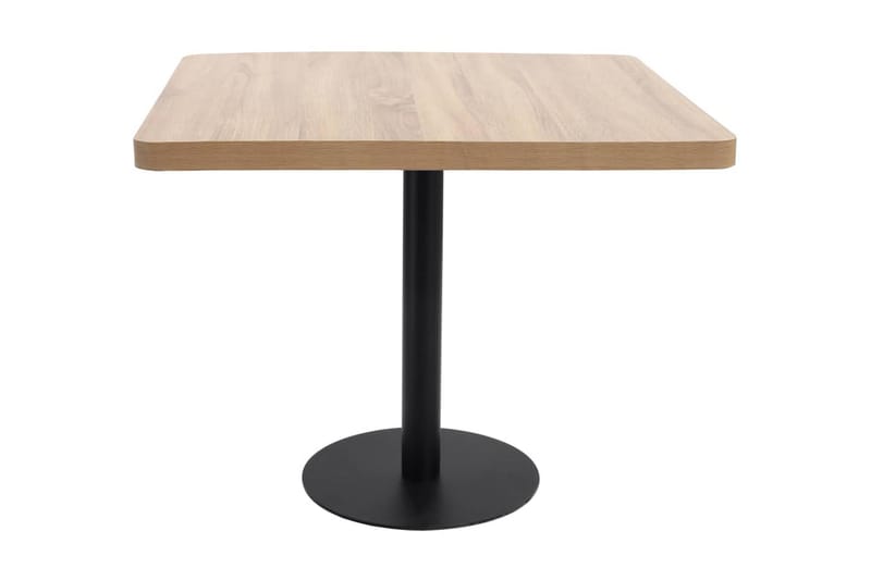 Bistrobord och Cafébord Utomhus 80 cm Trä - Brun - Utemöbler - Balkong - Balkongmöbler - Balkongbord