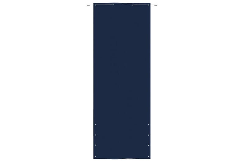 Balkongskärm blå 80x240 cm oxfordtyg - Blå - Balkongskydd & insynsskydd balkong