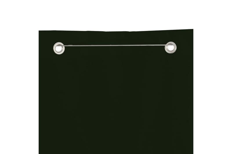 Balkongskärm mörkgrön 80x240 cm oxfordtyg - Mörkgrön - Balkongskydd & insynsskydd balkong