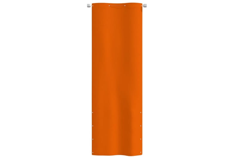 Balkongskärm orange 80x240 cm oxfordtyg - Orange - Balkongskydd & insynsskydd balkong