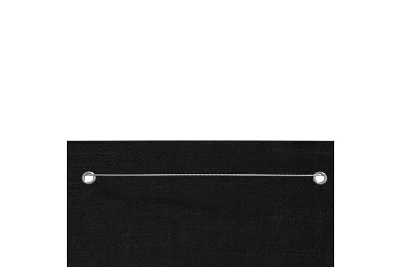Balkongskärm svart 100x240 cm oxfordtyg - Svart - Balkongskydd & insynsskydd balkong