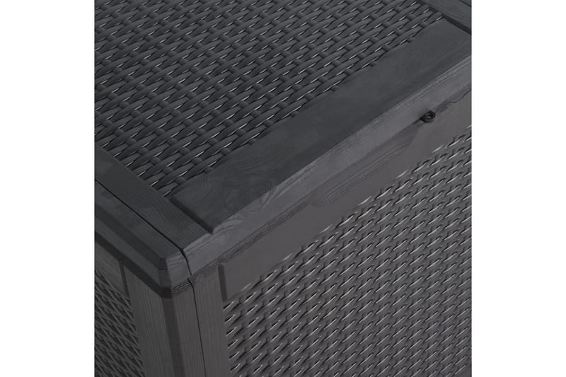 Dynbox 180 liter svart PP-rotting - Svart - Dynboxar & dynlådor