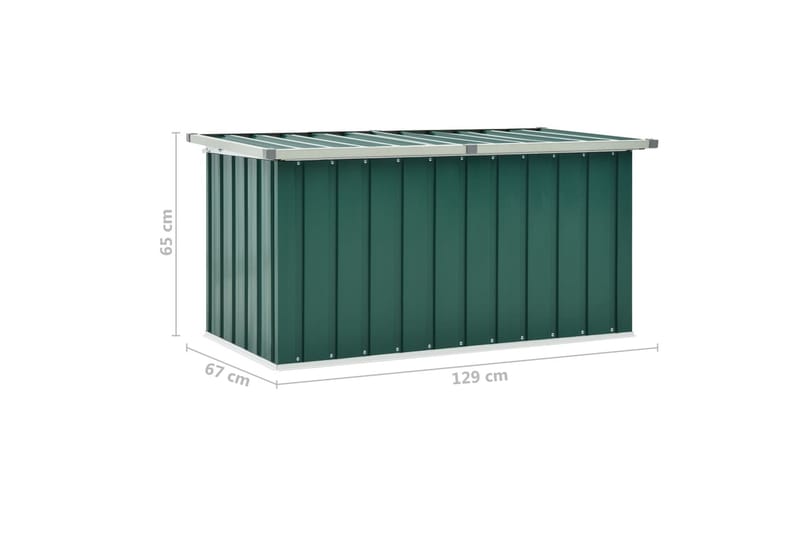 Dynbox grön 129x67x65 cm - Grön - Dynboxar & dynlådor