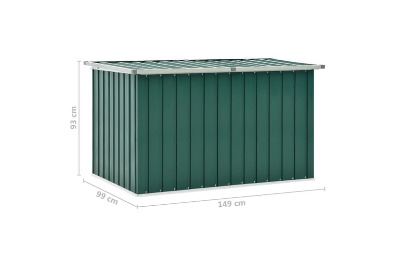 Dynbox grön 149x99x93 cm - Grön - Dynboxar & dynlådor