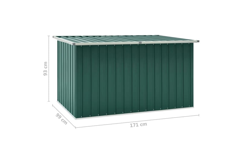 Dynbox grön 171x99x93 cm - Grön - Dynboxar & dynlådor