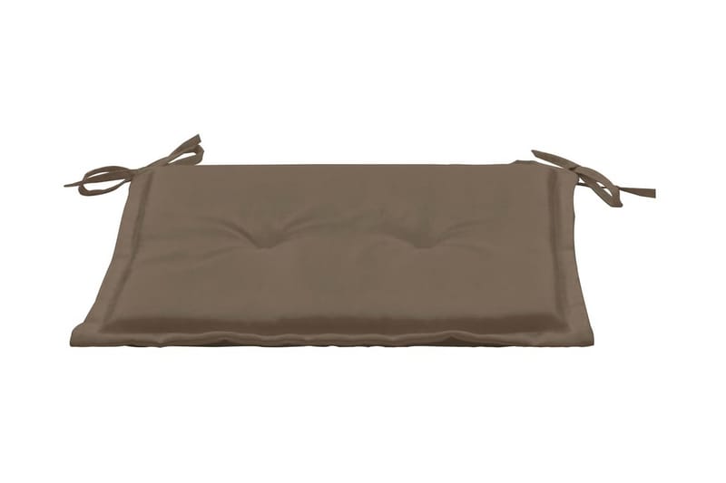 Dynor för trädgårdsstolar 4 st taupe 40x40x3 cm - Brun - Utemöbler - Dynor - Sittdynor & ryggdynor utemöbler