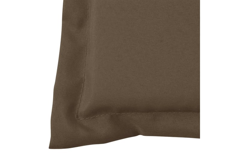 Bänkdyna för trädgården taupe 120x50x3 cm - Brun - Utemöbler - Dynor - Soffdynor & bänkdynor utemöbler