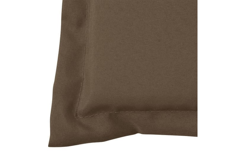 Bänkdyna för trädgården taupe 150x50x3 cm - Brun - Soffdynor & bänkdynor utemöbler