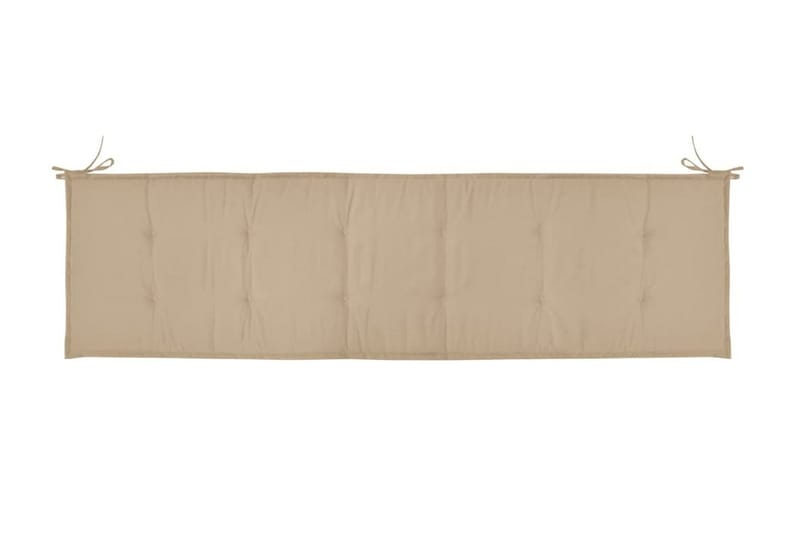 Dyna för trädgårdsbänk beige 180x50x3 cm - Beige - Utemöbler - Dynor - Soffdynor & bänkdynor utemöbler