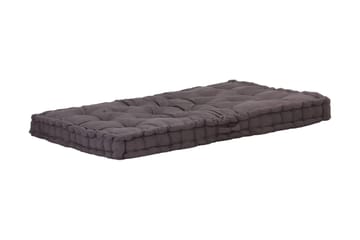 Dyna till pallsoffa bomull 120x80x10 cm antracit