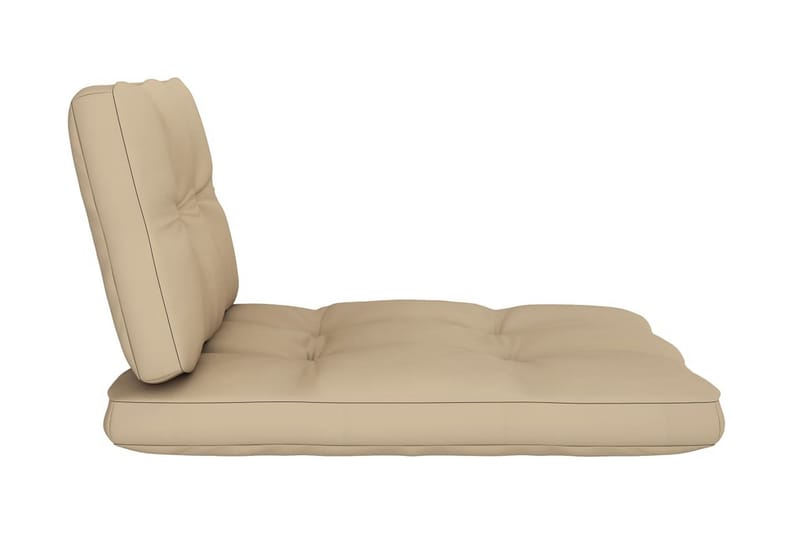 Dynor till pallsoffa 2 st beige - Beige - Soffdynor & bänkdynor utemöbler