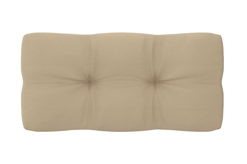 Dynor till pallsoffa 2 st beige - Beige - Soffdynor & bänkdynor utemöbler