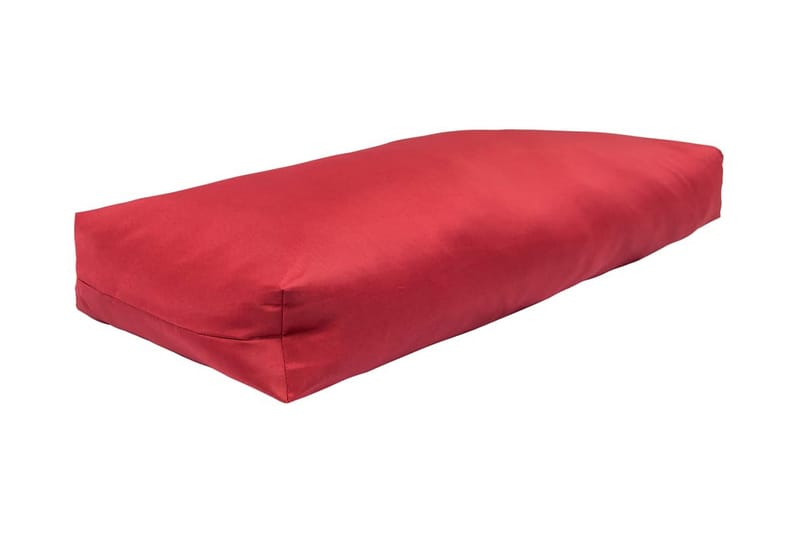 Dynor till pallsoffa 3 st röd polyester - Röd - Soffdynor & bänkdynor utemöbler