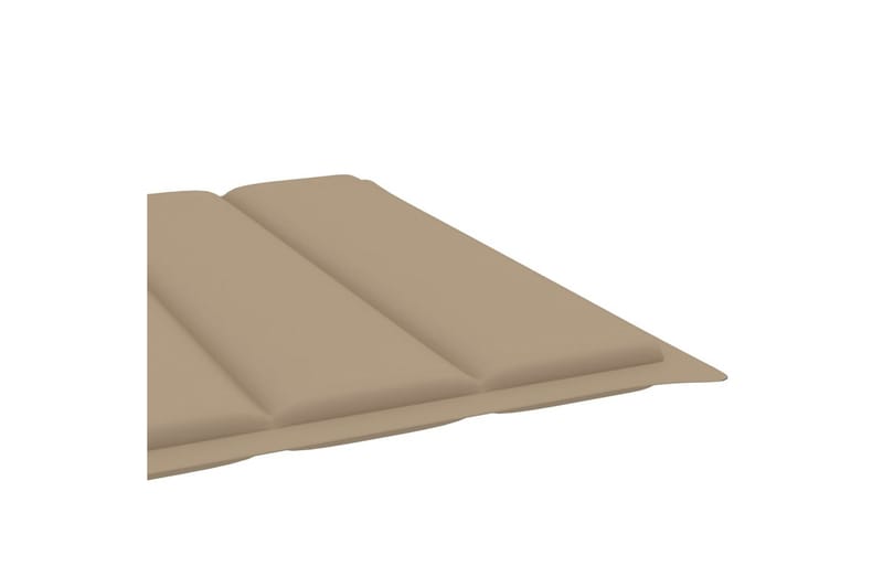 Solsängsdyna beige 200x70x3 cm tyg - Beige - Utemöbler - Dynor - Dyna solsäng