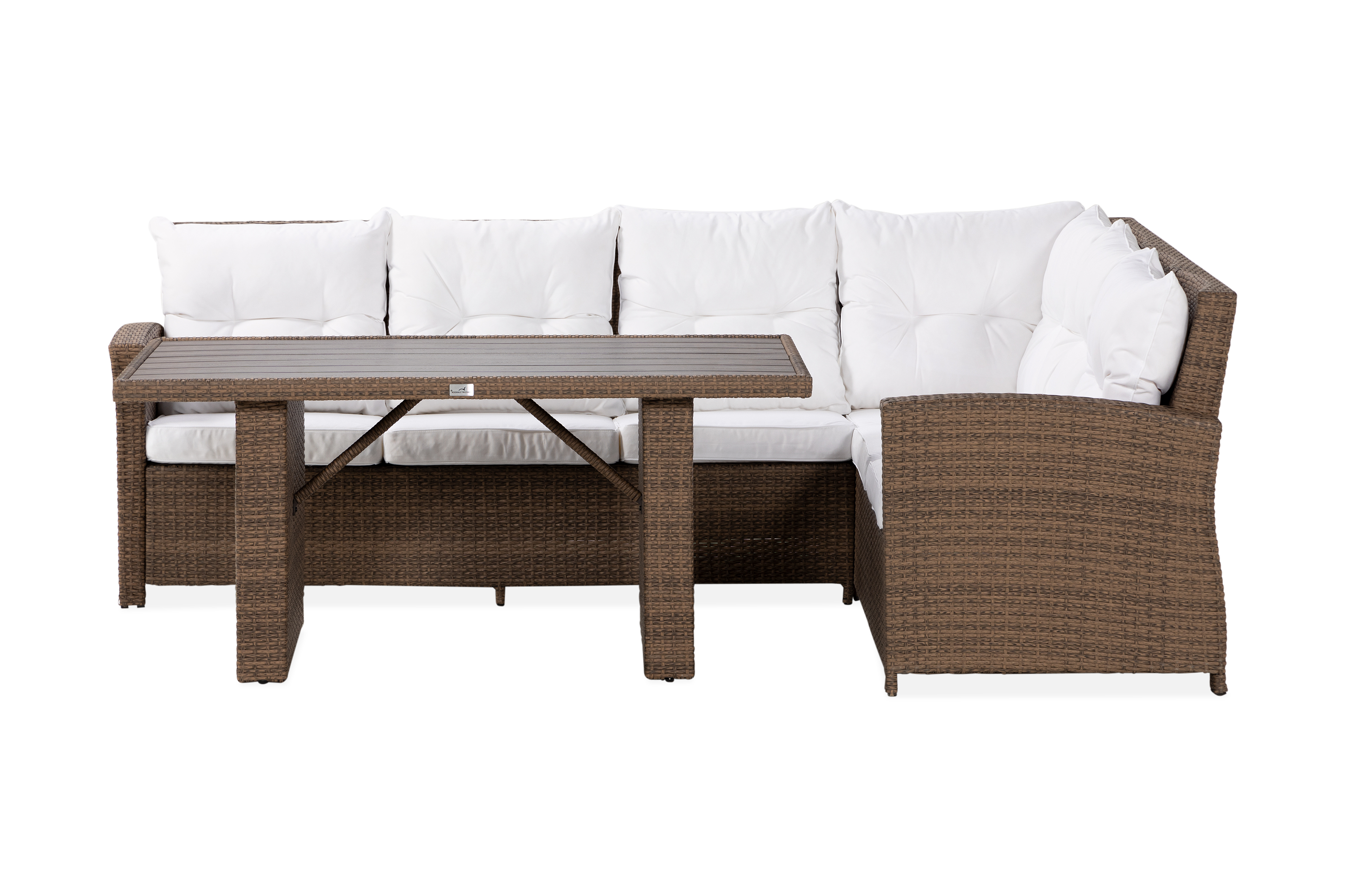 Comfort Garden James Loungegrupp Höger Aintwood - Sand & Loungeset Vit,Brun