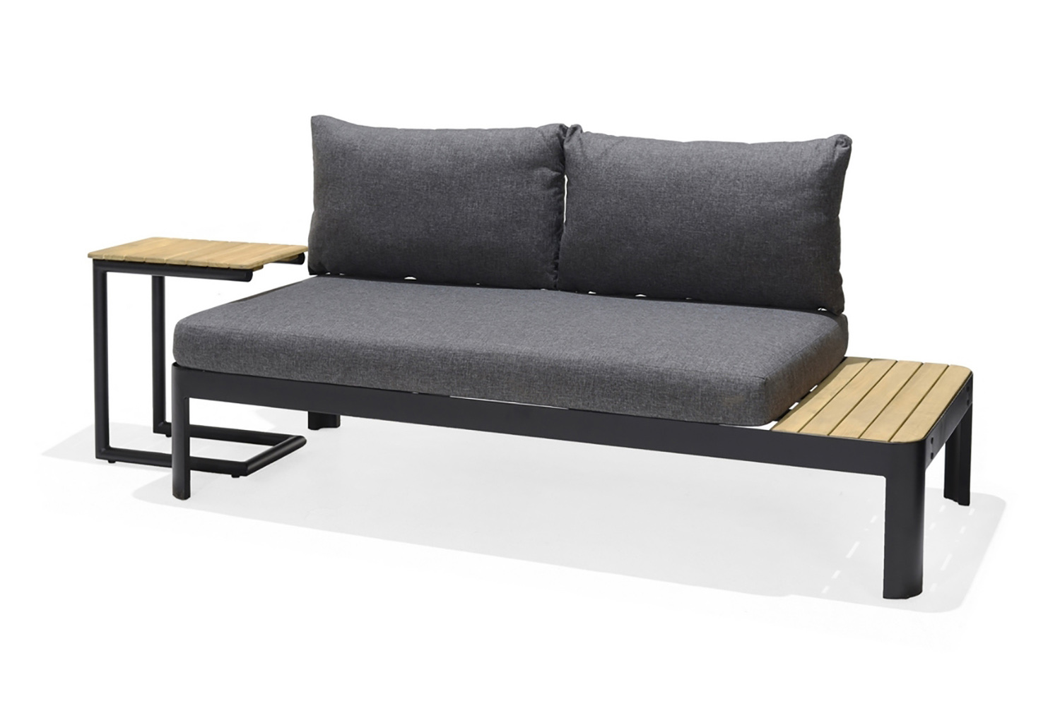 Lifestyle Garden Portals Loungegrupp 2-sits - Teak/Svart & Loungeset