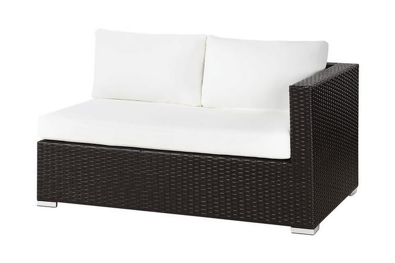 Calizza Loungegrupp Utomhus Konstrotting - Brun - Utemöbler - Loungemöbler - Loungesoffa