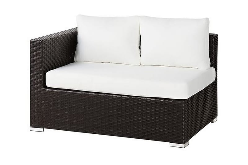 Calizza Loungegrupp Utomhus Konstrotting - Brun - Utemöbler - Loungemöbler - Loungesoffa