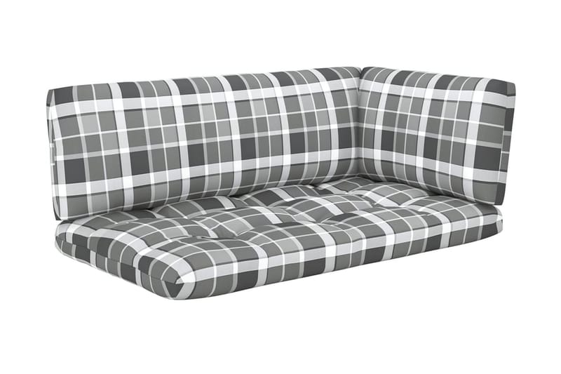 Pallsoffgrupp med dynor 6 delar impregnerad furu - Brun - Loungesoffa - Utesoffa