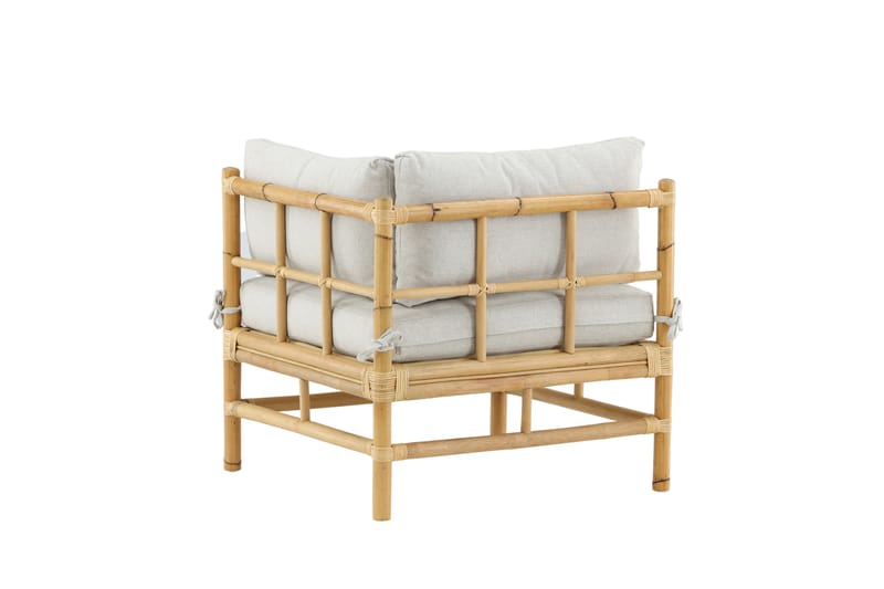 Cane Hörnmodul - Beige - Utemöbler - Loungemöbler - Modulsoffa utomhus - Hörnmodul utesoffa